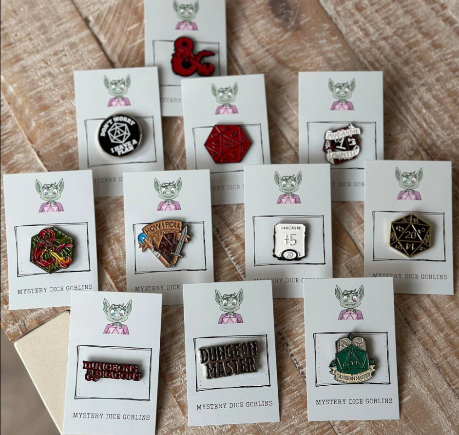 Mystery Dice Goblins Pins (assorted)